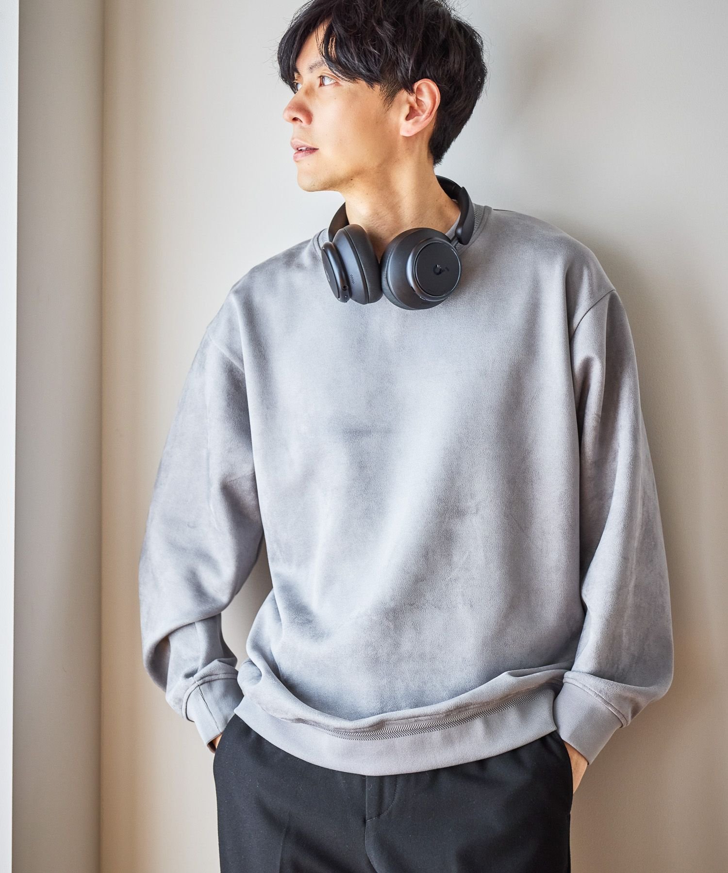 【グローバルワーク/GLOBAL WORK / MEN】のスウェードライククリーンスウェット/580811 インテリア・キッズ・メンズ・レディースファッション・服の通販 founy(ファニー) ファッション Fashion メンズファッション Fashion for Men おすすめ Recommended / Our Picks スラックス Slacks, Dress Pants デニム Denim, Jeans Material フラット Flat, Flat Shoes リラックス Relax, Relaxed Fit ワイド Wide, Wide Fit エレガント 上品 Elegant ライトグレー15|ID: prp329100004754672 ipo3291000000034890581