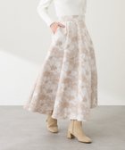 【ラブティックボンボン/La boutique BonBon】の【BonBonガールズセレクト・最強映えスカート】お花柄ジャガードスカート ライトベージュ|ID: prp329100004754675 ipo3291000000034597576