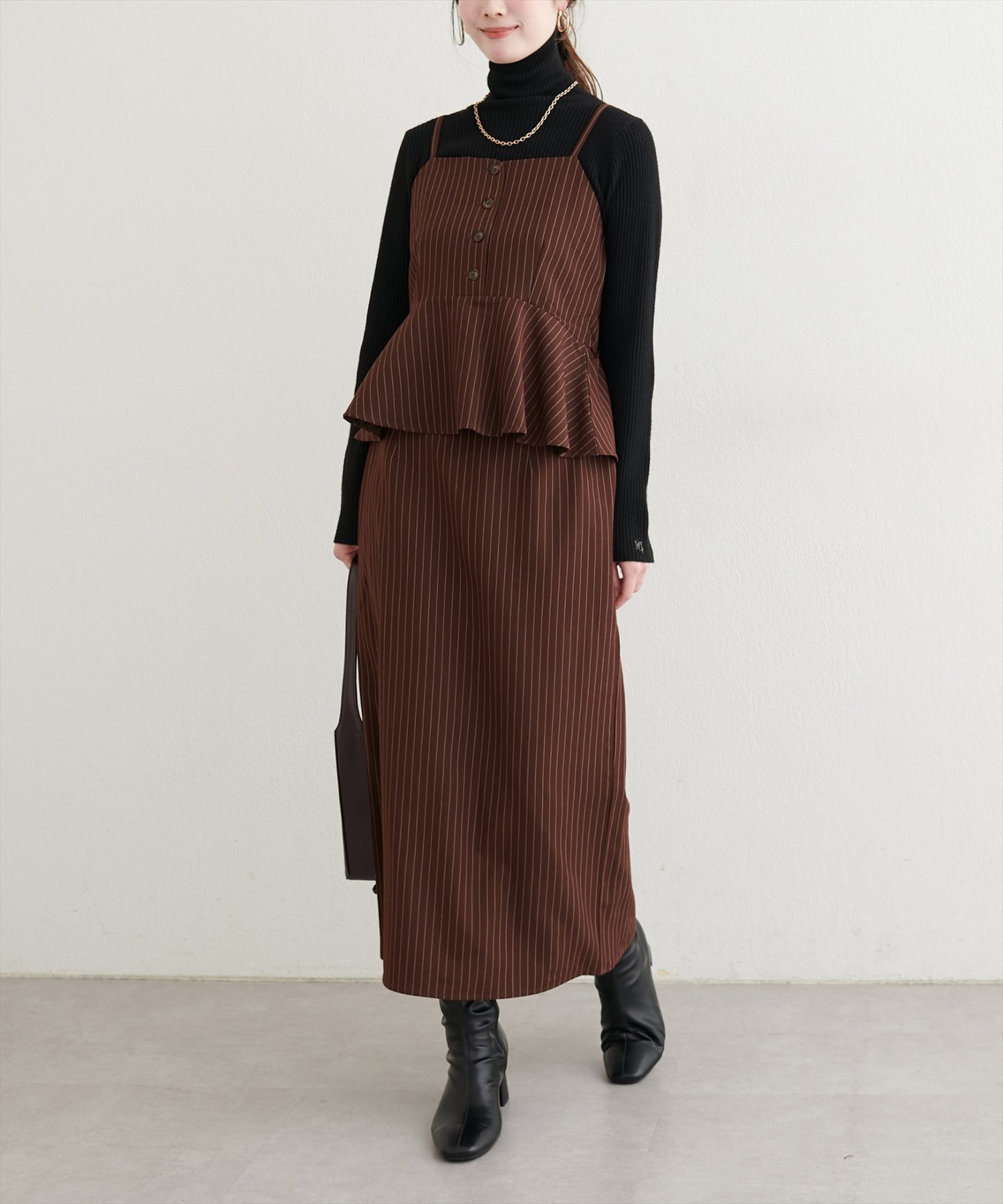 【ナチュラルクチュール/natural couture】のペプラムビスチェ+タイトスカート インテリア・キッズ・メンズ・レディースファッション・服の通販 founy(ファニー) ファッション Fashion レディースファッション Fashion for Women スカート Skirts インナー Innerwear カーディガン Cardigan, Knitwear クラシカル Classical, Vintage-Inspired ジャケット Jacket, Outerwear セットアップ Set-Up, Coordinated Outfit タイトスカート Pencil Skirt, Tight Skirt タートルネック Turtleneck, High Neck ビスチェ Bustier, Corset Top フェミニン Feminine, Girly フレア Flare, Flared フロント Front, Front Design ペプラム Peplum, Flared Hem ポケット Pocket, Pocket Detail 再入荷 Restock / Back in Stock エレガント 上品 Elegant 2025年 2025 2025-2026秋冬・A/W Autumn/Winter 2025–26 AW25–26 その他2|ID: prp329100004754772 ipo3291000000034577754