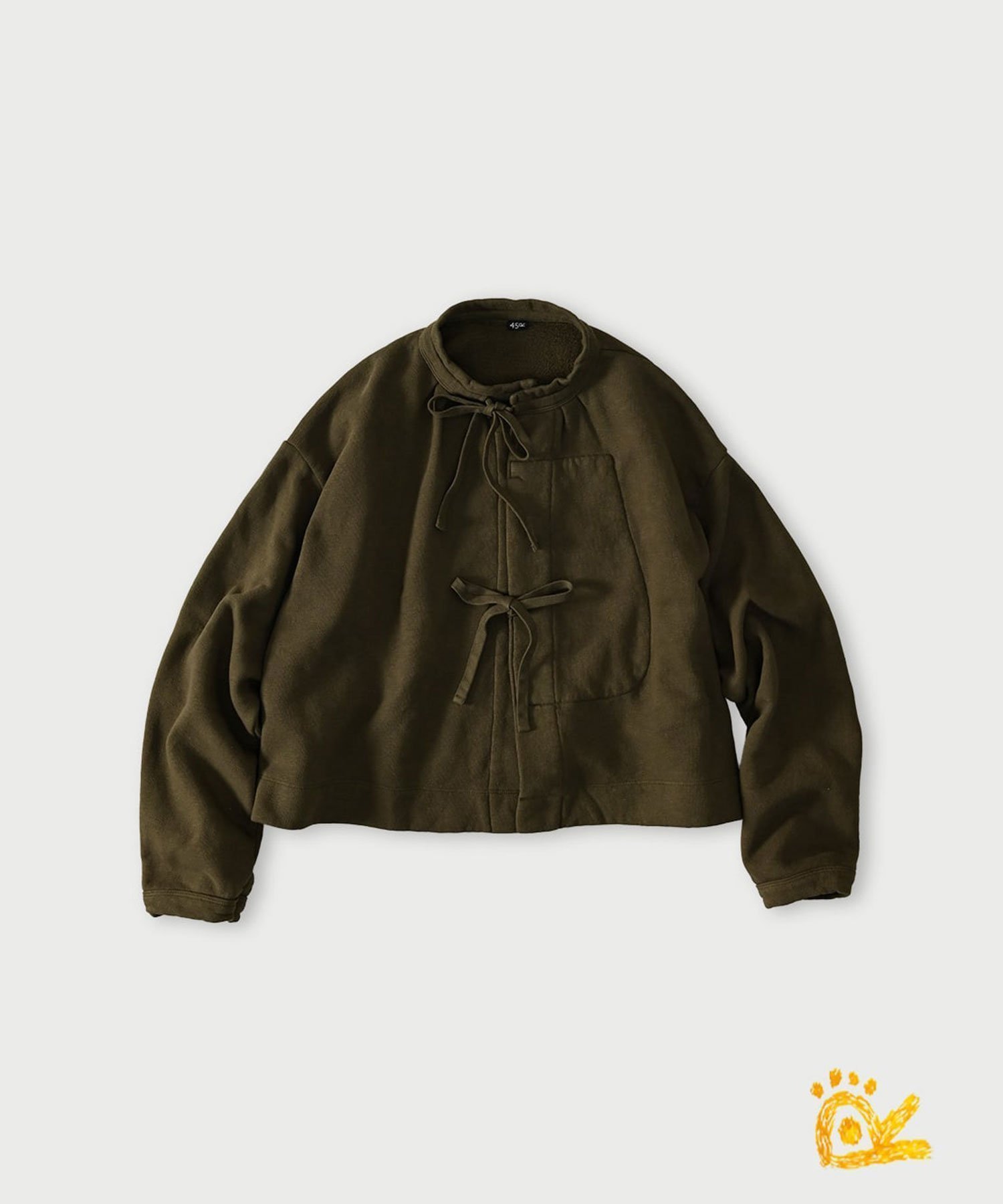 【フォーティファイブ アール/45R】の【WEB限定】ONEONE いろいろ裏毛のボレロ インテリア・キッズ・メンズ・レディースファッション・服の通販 founy(ファニー) 　ファッション　Fashion　レディースファッション　Fashion for Women　アウター　Coat / Outerwear Collection　ボレロ・ショート丈ジャケット / ドレス羽織りに　Boleros & Short Jackets　スモック　Smock, Smock Dress　プリーツ　Pleats, Pleated　ボレロ　Bolero, Short Cardigan　ポケット　Pocket, Pocket Detail　ワンポイント　One Point, Statement Accent　カーキ|ID: prp329100004754785 ipo3291000000034905482