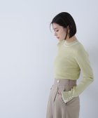 【ナチュラル ビューティー ベーシック/NATURAL BEAUTY BASIC】のバイカラーラインリブニット 人気、トレンドファッション・服の通販 founy(ファニー) ファッション Fashion レディースファッション Fashion for Women トップス・カットソー Cut & Sew Tops ニット Knit Tops & Sweaters おすすめ Recommended / Our Picks インナー Innerwear コンパクト Compact, Small Size ダブル Double, Double-Breasted モックネック Mock Neck, Short Turtleneck リブニット Rib Knit, Ribbed Knit thumbnail イエロー×オフ2|ID: prp329100004754821 ipo3291000000034547019