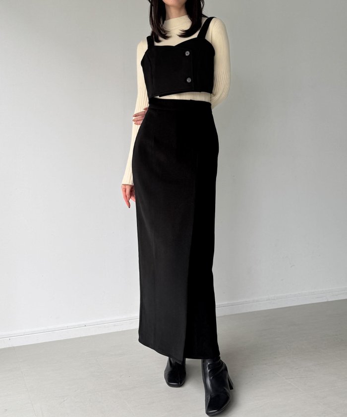 【ジュノア/JUNOAH】のウールライクビスチェ + ラップIラインスカート set インテリア・キッズ・メンズ・レディースファッション・服の通販 founy(ファニー) https://founy.com/ ファッション Fashion レディースファッション Fashion for Women セットアップ Matching Sets スカート・ミニ/ミディ/マキシ Skirts / Mini, Midi & Maxi Skirts ビスチェ Bustier, Corset Top ラップ Wrap, Wrap Design |ID: prp329100004754822 ipo3291000000034466013