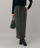 【グローバルワーク/GLOBAL WORK】のMATINEE LINE/起毛ツイルIラインスカート/603282 チャコール18|ID: prp329100004754860 ipo3291000000034598346