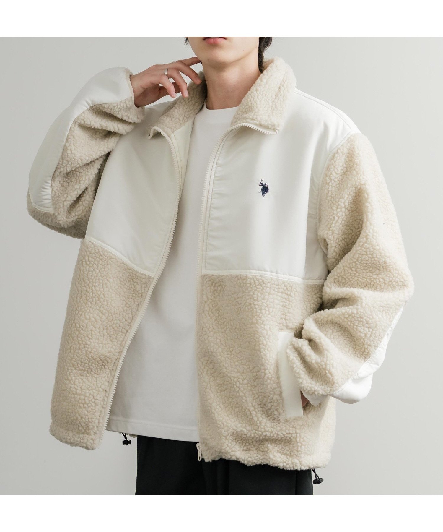 【ロッキーモンロー/Rocky Monroe】の【U.S. POLO ASSN./ユーエスポロアッスン】BOA JACKET インテリア・キッズ・メンズ・レディースファッション・服の通販 founy(ファニー) ファッション Fashion レディースファッション Fashion for Women アウター Coat / Outerwear Collection レディースジャケット・軽アウター Jackets インナー Innerwear カットソー Cut and Sewn Top ジャケット Jacket, Outerwear スタイリッシュ Stylish, Fashionable スタンド Stand Collar, Upright Stand ドローコード Drawcord, Drawstring Cord バランス Balance, Style Balance フロント Front, Front Design 防寒 Cold Protection, Winter-Ready メンズ Men's, Menswear 無地 Plain, Solid Color リラックス Relax, Relaxed Fit A/W・秋冬 Autumn/Winter 再入荷 Restock / Back in Stock おすすめ Recommended / Our Picks 11.アイボリー|ID: prp329100004754865 ipo3291000000034498966