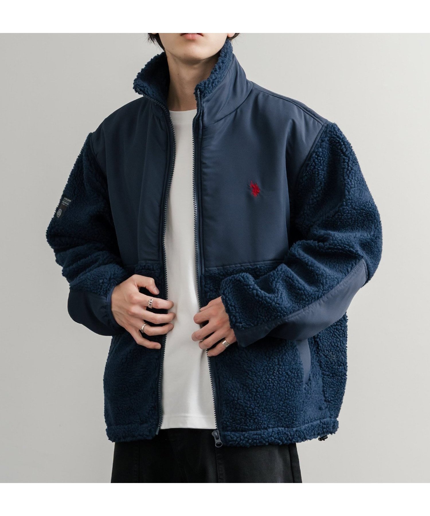 【ロッキーモンロー/Rocky Monroe】の【U.S. POLO ASSN./ユーエスポロアッスン】BOA JACKET インテリア・キッズ・メンズ・レディースファッション・服の通販 founy(ファニー) ファッション Fashion レディースファッション Fashion for Women アウター Coat / Outerwear Collection レディースジャケット・軽アウター Jackets インナー Innerwear カットソー Cut and Sewn Top ジャケット Jacket, Outerwear スタイリッシュ Stylish, Fashionable スタンド Stand Collar, Upright Stand ドローコード Drawcord, Drawstring Cord バランス Balance, Style Balance フロント Front, Front Design 防寒 Cold Protection, Winter-Ready メンズ Men's, Menswear 無地 Plain, Solid Color リラックス Relax, Relaxed Fit A/W・秋冬 Autumn/Winter 再入荷 Restock / Back in Stock おすすめ Recommended / Our Picks 61.ネイビー|ID: prp329100004754865 ipo3291000000034498970