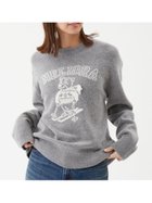 【ミラオーウェン/Mila Owen】のMILAOクルーネックジャガードニット GRY[006]|ID: prp329100004754876 ipo3291000000035143335