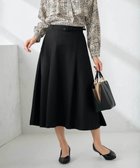 【アー ヴェー ヴェー/a.v.v】の【洗える/イージーケア/ストレッチ】パウダーツイルフレアスカート ブラック|ID: prp329100004754878 ipo3291000000034587356