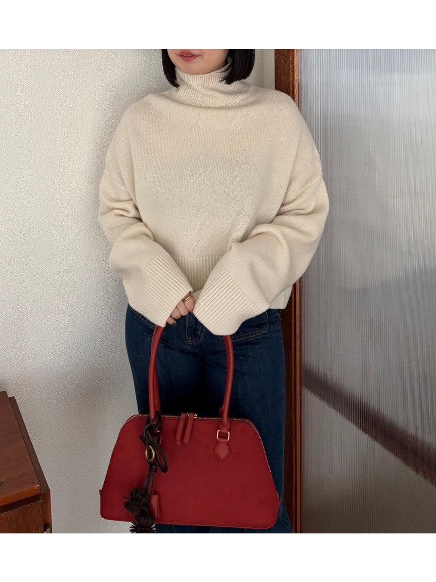 【ミラオーウェン/Mila Owen】のウールカシミヤタートルネックニット インテリア・キッズ・メンズ・レディースファッション・服の通販 founy(ファニー) 　ファッション　Fashion　レディースファッション　Fashion for Women　トップス・カットソー　Cut & Sew Tops　ニット　Knit Tops & Sweaters　タートルネック・ハイネックトップス　Turtlenecks & High-Neck Tops　シンプル　Simple, Minimal　スマート　Smart, Elegant　タートルネック　Turtleneck, High Neck　人気　Popular, Best Seller　ハイネック　High Neck, Mock Neck　バランス　Balance, Style Balance　ベーシック　Basic, Essential　ボトム　Bottoms, Lower Wear　メランジ　Melange, Mixed Yarn　WHT[001]|ID: prp329100004754884 ipo3291000000035153822