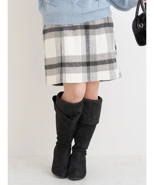 【ジェイ アンド シュプール/Re J&SUPURE】の起毛チェック柄台形ミニスカート インテリア・キッズ・メンズ・レディースファッション・服の通販 founy(ファニー) https://founy.com/ ファッション Fashion レディースファッション Fashion for Women スカート Skirts ミニスカート Mini Skirts おすすめ Recommended / Our Picks コンパクト Compact, Small Size チェック Check, Plaid, Tartan トレンド Trend, Trending Now ポケット Pocket, Pocket Detail ミニスカート Mini Skirt, Short Skirt モノトーン Monotone, Black and White ロング Long, Long-Length 台形 A-Line, Trapezoid Shape A/W・秋冬 Autumn/Winter |ID: prp329100004754905 ipo3291000000034586866