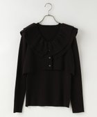 【ローリーズファーム/LOWRYS FARM】のフリル2PニットLS ブラック09|ID: prp329100004754909 ipo3291000000034729881