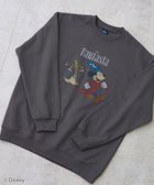【コーエン/COEN】の『FANTASIA(ファンタジア)』ヴィンテージライクスウェット 人気、トレンドファッション・服の通販 founy(ファニー) ファッション Fashion レディースファッション Fashion for Women トップス・カットソー Cut & Sew Tops レディースパーカー・カジュアルフーディー Casual Hoodies & Sweatshirts スウェット・クルーネックトップス Sweatshirts & Crewnecks / Relaxed Fit Sweat Tops おすすめ Recommended / Our Picks スウェット / スエット Sweatshirt, Sweatwear プリント Print, Printed Pattern リラックス Relax, Relaxed Fit thumbnail DK.GRAY|ID: prp329100004755044 ipo3291000000034516619