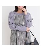 【ジェイ アンド シュプール/Re J&SUPURE】の袖リボン×パールリブトップス 人気、トレンドファッション・服の通販 founy(ファニー) ファッション Fashion レディースファッション Fashion for Women トップス・カットソー Cut & Sew Tops ガーリー Girly, Feminine Style サテン Satin, Glossy Fabric スリーブ Sleeve, Long Sleeve / Short Sleeve チュール Tulip, Tulip Motif パール Pearl, Pearl Accent フェミニン Feminine, Girly リボン Ribbon, Bow thumbnail 青|ID: prp329100004755052 ipo3291000000034631704