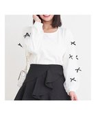 【ジェイ アンド シュプール/Re J&SUPURE】の袖リボン×パールリブトップス 人気、トレンドファッション・服の通販 founy(ファニー) ファッション Fashion レディースファッション Fashion for Women トップス・カットソー Cut & Sew Tops ガーリー Girly, Feminine Style サテン Satin, Glossy Fabric スリーブ Sleeve, Long Sleeve / Short Sleeve チュール Tulip, Tulip Motif パール Pearl, Pearl Accent フェミニン Feminine, Girly リボン Ribbon, Bow thumbnail オフホワイト|ID: prp329100004755052 ipo3291000000034631708