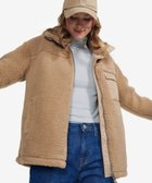 【エーグル/AIGLE】のスタンドカラー ジップアップ シェルパフリースジャケット / ボアブルゾン ベージュ|ID: prp329100004755143 ipo3291000000034395017