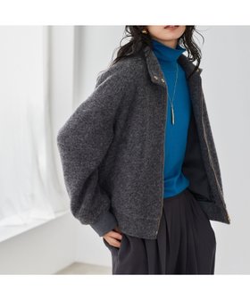 【バンヤードストーム/BARNYARDSTORM】のスタンドカラースライバーブルゾン【WEB限定サイズL】 人気、トレンドファッション・服の通販 founy(ファニー) ファッション Fashion レディースファッション Fashion for Women アウター Coat / Outerwear Collection ブルゾンジャケット・スポーティアウター Blouson Jackets カットソー Cut and Sewn Top ショート Short, Short Length スタンド Stand Collar, Upright Stand デニム Denim, Jeans Material バランス Balance, Style Balance フェミニン Feminine, Girly フレアースカート Flared Skirt, A-Line Skirt ブルゾン Blouson, Bomber Jacket ロング Long, Long-Length ワイド Wide, Wide Fit 人気 Popular, Best Seller |ID:prp329100004755145