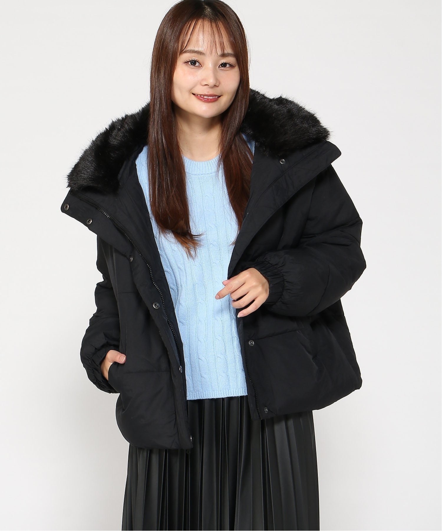 【ギャップ/GAP】のNOV PUFFER FUR COLLAR ABRV インテリア・キッズ・メンズ・レディースファッション・服の通販 founy(ファニー) 　ファッション　Fashion　レディースファッション　Fashion for Women　おすすめ　Recommended / Our Picks　クラシック　Classic, Timeless Style　ショート　Short, Short Length　ストレート　Straight, Straight Cut　トリミング　Trimming, Decorative Edge　フィット　Fit, Slim Fit　モックネック　Mock Neck, Short Turtleneck　リラックス　Relax, Relaxed Fit　ルーズ　Loose, Oversized　長袖　Long Sleeve, Full Sleeve　BLACK|ID: prp329100004755153 ipo3291000000034395173