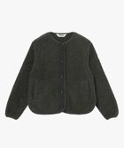 【エーグル/AIGLE】のショートシェルパ テリー ノーカラージャケット グレー|ID: prp329100004755162 ipo3291000000034395239