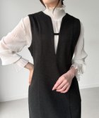 【ジュノア/JUNOAH】のバックオープンIラインワンピース チャコール|ID: prp329100004755171 ipo3291000000034395301