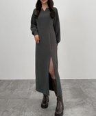 【ジュノア/JUNOAH】のCENEA 裏起毛裾ファスナーIラインワンピース 人気、トレンドファッション・服の通販 founy(ファニー) ファッション Fashion レディースファッション Fashion for Women ワンピース Dresses thumbnail チャコール|ID: prp329100004755176 ipo3291000000034395328