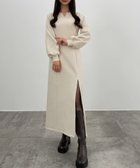 【ジュノア/JUNOAH】のCENEA 裏起毛裾ファスナーIラインワンピース 人気、トレンドファッション・服の通販 founy(ファニー) ファッション Fashion レディースファッション Fashion for Women ワンピース Dresses thumbnail アイボリー|ID: prp329100004755176 ipo3291000000034395329