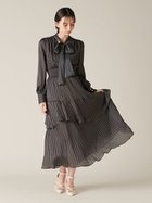 【リリーブラウン/Lily Brown】の2wayボウタイプリーツワンピース 人気、トレンドファッション・服の通販 founy(ファニー) ファッション Fashion レディースファッション Fashion for Women ワンピース Dresses クラシカル Classical, Vintage-Inspired サテン Satin, Glossy Fabric スマート Smart, Elegant ドット Polka Dot, Dot Pattern フェミニン Feminine, Girly プリント Print, Printed Pattern プリーツ Pleats, Pleated リボン Ribbon, Bow エレガント 上品 Elegant thumbnail GRN[024]|ID: prp329100004755179 ipo3291000000034552422