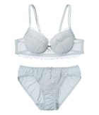 【ピーチジョン/PEACH JOHN】の【自然な丸胸をメイク力】ナチュラルバストメイクレースブラセット_25秋冬 ブルー|ID: prp329100004755302 ipo3291000000034457389