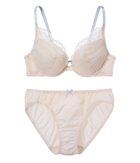 【ピーチジョン/PEACH JOHN】の【自然な丸胸をメイク力】ナチュラルバストメイクレースブラセット_25秋冬 アイボリー|ID: prp329100004755302 ipo3291000000034457392