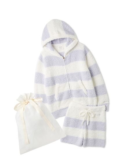 【ジェラート ピケ/gelato pique】の【ラッピング済み】ジェラート2ボーダーパーカ ショートパンツセット インテリア・キッズ・メンズ・レディースファッション・服の通販 founy(ファニー) 　ファッション　Fashion　レディースファッション　Fashion for Women　パンツ　Pants & Trousers　ショートパンツ・ハーフパンツ　High-Waisted & Relaxed Shorts　ギフト プレゼント　Gift / Present　ショート　Short, Short Length　スマート　Smart, Elegant　ボーダー　Border, Stripe　ポケット　Pocket, Pocket Detail　定番　Standard, Basic Item　巾着　Drawstring Bag, Kinchaku　A/W・秋冬　Autumn/Winter　BLU[086]|ID: prp329100004755303 ipo3291000000034611535