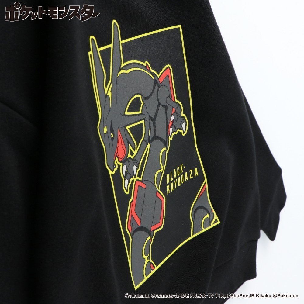 【ブランシェス/branshes / KIDS】の【ポケットモンスター(ポケモン)】裏起毛トレーナー インテリア・キッズ・メンズ・レディースファッション・服の通販 founy(ファニー) 　ファッション　Fashion　キッズファッション　Fashion for Kids　おすすめ　Recommended / Our Picks　トレーナー　Sweatshirt, Trainer　プリント　Print, Printed Pattern　ポケット　Pocket, Pocket Detail　85黒_BKレックウザ|ID: prp329100004755329 ipo3291000000034983062