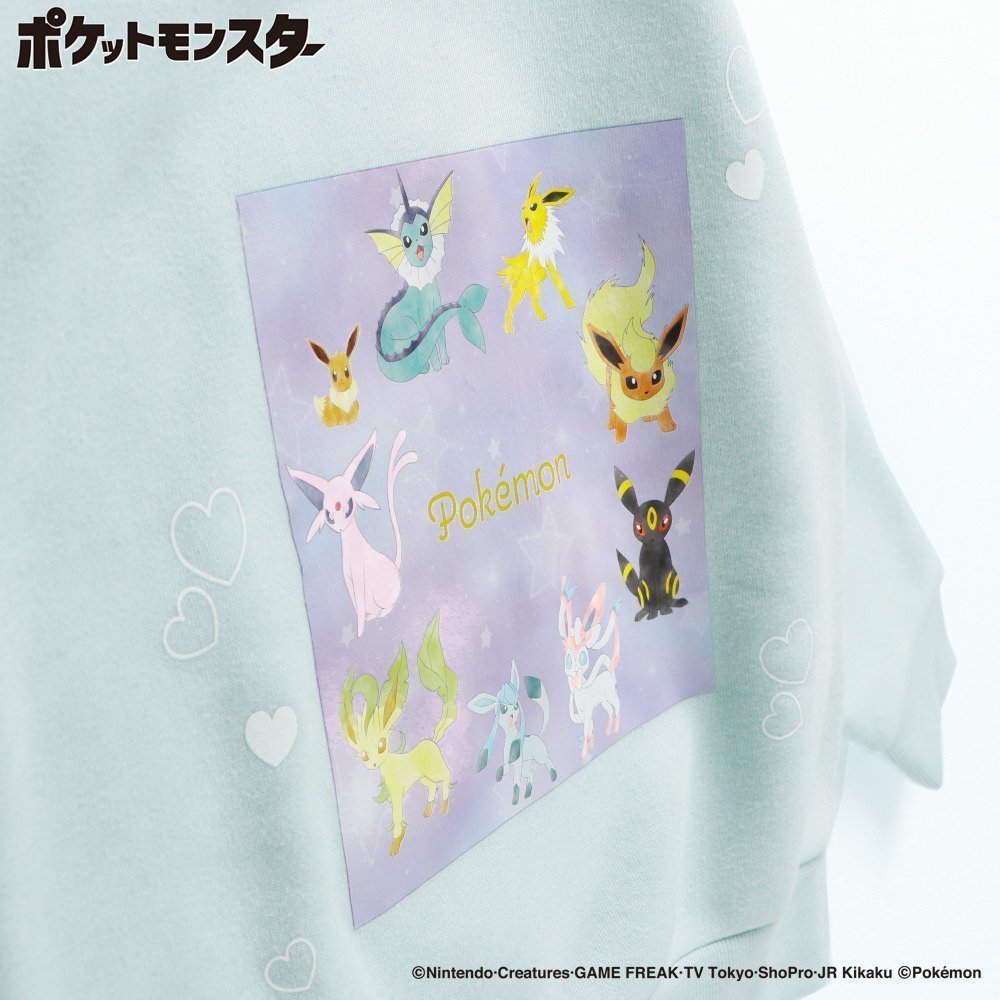 【ブランシェス/branshes / KIDS】の【ポケットモンスター(ポケモン)】裏起毛トレーナー インテリア・キッズ・メンズ・レディースファッション・服の通販 founy(ファニー) 　ファッション　Fashion　キッズファッション　Fashion for Kids　おすすめ　Recommended / Our Picks　トレーナー　Sweatshirt, Trainer　プリント　Print, Printed Pattern　ポケット　Pocket, Pocket Detail　20水色_イーブイ他|ID: prp329100004755329 ipo3291000000034983065