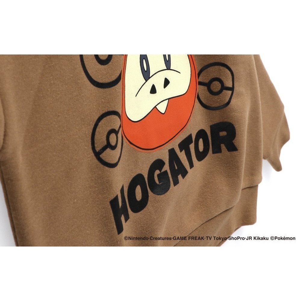 【ブランシェス/branshes / KIDS】の【ポケットモンスター(ポケモン)】裏起毛トレーナー インテリア・キッズ・メンズ・レディースファッション・服の通販 founy(ファニー) 　ファッション　Fashion　キッズファッション　Fashion for Kids　おすすめ　Recommended / Our Picks　トレーナー　Sweatshirt, Trainer　プリント　Print, Printed Pattern　ポケット　Pocket, Pocket Detail　64茶色_ホゲータ|ID: prp329100004755329 ipo3291000000034983067