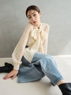 【フレイ アイディー/FRAY I.D】のビッグボウタイブラウス CHECK[931]|ID: prp329100004755784 ipo3291000000034928251