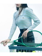 【スナイデル/SNIDEL】のLACOSTE/ポロリブニット 人気、トレンドファッション・服の通販 founy(ファニー) ファッション Fashion レディースファッション Fashion for Women トップス・カットソー Cut & Sew Tops ニット Knit Tops & Sweaters ウェーブ Wavy Pattern クラシカル Classical, Vintage-Inspired コレクション Collection, Seasonal Line ストレート Straight, Straight Cut スペシャル Special, Limited Edition スマート Smart, Elegant タイトスカート Pencil Skirt, Tight Skirt フィット Fit, Slim Fit フォルム Silhouette, Form フォーマル Formal, Dressy フランス France, French フレンチ French, French Style ボーダー Border, Stripe リブニット Rib Knit, Ribbed Knit おすすめ Recommended / Our Picks thumbnail BORDER[933]|ID: prp329100004755791 ipo3291000000034399823