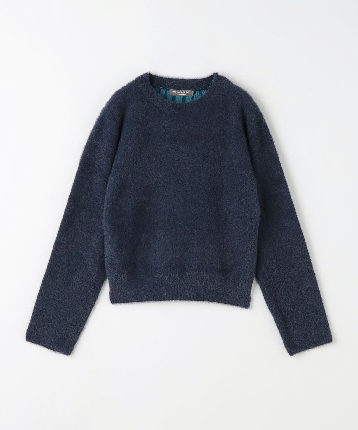 【ユナイテッドアローズ/UNITED ARROWS】のフェザー ダブルフェイスニット -ハンドウォッシャブル- A DAY IN THE LIFE インテリア・キッズ・メンズ・レディースファッション・服の通販 founy(ファニー) 　ファッション　Fashion　レディースファッション　Fashion for Women　トップス・カットソー　Cut & Sew Tops　ニット　Knit Tops & Sweaters　秋　Autumn　シンプル　Simple, Minimal　ダブル　Double, Double-Breasted　フェイス　Face, Facial Design　フェザー　Feather, Feather Detail　プリーツ　Pleats, Pleated　ロング　Long, Long-Length　ワイド　Wide, Wide Fit　冬　Winter / This Winter　NAVY|ID: prp329100004755878 ipo3291000000034400943