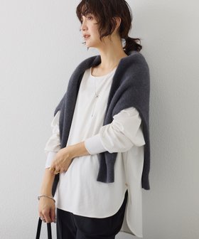 【リヴドロワ/RIVE DROITE】の【新色追加/着回し力抜群】キュプラカットプルオーバー 人気、トレンドファッション・服の通販 founy(ファニー) ファッション Fashion レディースファッション Fashion for Women トップス・カットソー Cut & Sew Tops カジュアルプルオーバー・ニットトップス Pullovers & Knit Tops / Casual Pullovers インナー Innerwear キュプラ Cupro, Eco Fabric シンプル Simple, Minimal ブラウジング Blouson Silhouette, Cinched Waist プレート Plate, Dish 再入荷 Restock / Back in Stock おすすめ Recommended / Our Picks エレガント 上品 Elegant |ID:prp329100004755881