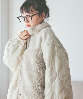 【ニコアンド/niko and】のパッチワークボアブルゾン 人気、トレンドファッション・服の通販 founy(ファニー) ファッション Fashion レディースファッション Fashion for Women アウター Coat / Outerwear Collection ブルゾンジャケット・スポーティアウター Blouson Jackets ヴィンテージ Vintage Style キルト Quilt, Quilted Fabric シンプル Simple, Minimal チェック Check, Plaid, Tartan デニム Denim, Jeans Material バランス Balance, Style Balance パッチワーク Patchwork, Mixed Fabric ブルゾン Blouson, Bomber Jacket リップ Lip, Lip Motif リメイク Remake, Reconstructed おすすめ Recommended / Our Picks エレガント 上品 Elegant |ID:prp329100004755883