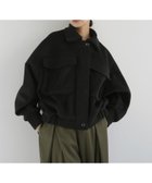 【ヘラム/hellam】のモッサ切り替えリブショートブルゾン 人気、トレンドファッション・服の通販 founy(ファニー) ファッション Fashion レディースファッション Fashion for Women アウター Coat / Outerwear Collection ブルゾンジャケット・スポーティアウター Blouson Jackets ショート Short, Short Length ブルゾン Blouson, Bomber Jacket thumbnail ブラック|ID: prp329100004755918 ipo3291000000034498158