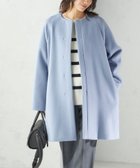 【シップス フォー ウィメン/SHIPS】のPure SUPER100 ノーカラー コート 人気、トレンドファッション・服の通販 founy(ファニー) ファッション Fashion レディースファッション Fashion for Women アウター Coat / Outerwear Collection コート・ロングコート・ピーコート Long Coats, Peacoats & More スリーブ Sleeve, Long Sleeve / Short Sleeve バランス Balance, Style Balance フェイス Face, Facial Design フォルム Silhouette, Form フロント Front, Front Design ポケット Pocket, Pocket Detail おすすめ Recommended / Our Picks 2025年 2025 2025-2026秋冬・A/W Autumn/Winter 2025–26 AW25–26 thumbnail ブルー系|ID: prp329100004755964 ipo3291000000034902820