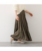 【アバハウスマヴィ/abahouse mavie】のヴィンテージサテンギャザースカート 人気、トレンドファッション・服の通販 founy(ファニー) ファッション Fashion レディースファッション Fashion for Women スカート Skirts おすすめ Recommended / Our Picks ギャザー Gathered, Ruffled サテン Satin, Glossy Fabric スウェット / スエット Sweatshirt, Sweatwear thumbnail カーキ|ID: prp329100004755965 ipo3291000000034882127