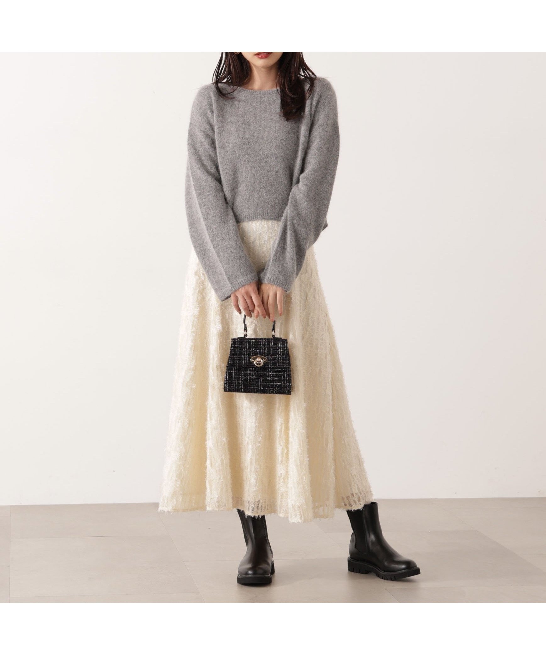 【プロポーション ボディドレッシング/PROPORTION BODY DRESSING】のファンシーフレアスカート 25AW 人気、トレンドファッション・服の通販 founy(ファニー)  ファッション Fashion レディースファッション Fashion for Women スカート Skirts Aライン・フレアスカート A-Line & Flared Skirts 2025年 2025 2025-2026秋冬・A/W Autumn/Winter 2025–26 AW25–26 シンプル Simple, Minimal チュール Tulip, Tulip Motif フレア Flare, Flared  other-1|ID: prp329100004755967 ipo3291000000034402113