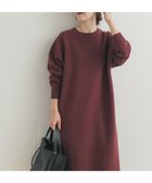 【アーバンリサーチ ドアーズ/URBAN RESEARCH DOORS】のスウェットライクニットワンピース ボルドー|ID: prp329100004756024 ipo3291000000034561972