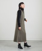 【ビームス ウイメン/BEAMS】のタートルネック ニット * スキッパー ワンピース セット(S~M) OLIVE*BLACK|ID: prp329100004756040 ipo3291000000034499856