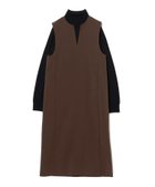 【ビームス ウイメン/BEAMS】のタートルネック ニット * スキッパー ワンピース セット(S~M) BROWN*BLACK|ID: prp329100004756040 ipo3291000000034499858