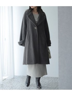 【スナイデル/SNIDEL】 ブローチ付きシャギーロングコート人気、トレンドファッション・服の通販 founy(ファニー) ファッション Fashion レディースファッション Fashion for Women アウター Coat / Outerwear Collection コート・ロングコート・ピーコート Long Coats, Peacoats & More ウェーブ Wavy Pattern エレガント 上品 Elegant 今季 This Season, Current Season ストレート Straight, Straight Cut スマート Smart, Elegant トレンド Trend, Trending Now フロント Front, Front Design ブローチ Brooch, Pin Brooch ポケット Pocket, Pocket Detail おすすめ Recommended / Our Picks |ID:prp329100004756066