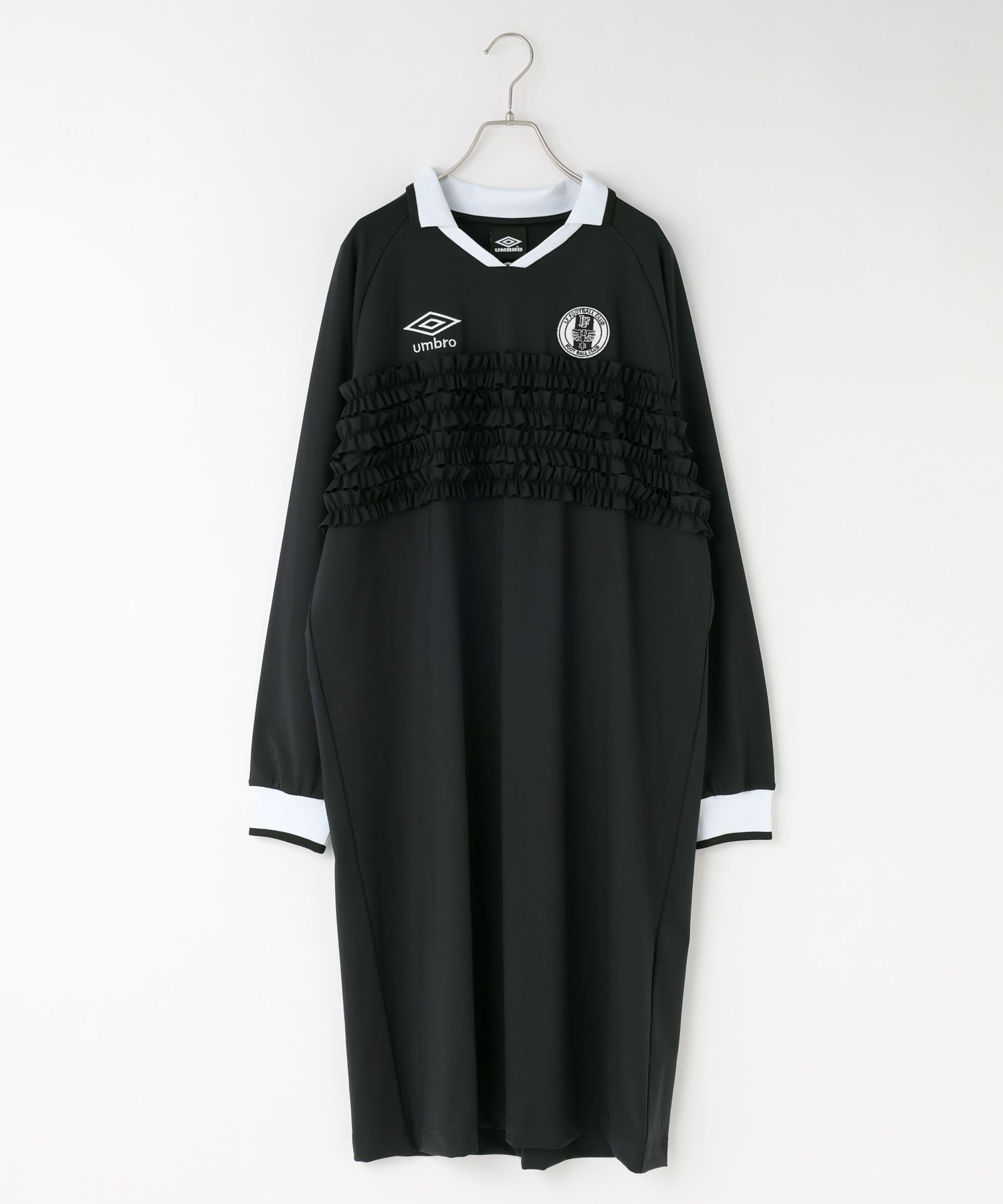 【ローリーズファーム/LOWRYS FARM】のumbroゲームシャツワンピース インテリア・キッズ・メンズ・レディースファッション・服の通販 founy(ファニー) ファッション Fashion レディースファッション Fashion for Women ワンピース Dresses シャツワンピース / 1枚で着映えコーデ Shirt Dresses ガーリー Girly, Feminine Style コラボ Collaboration, Collab スポーツ Sports, Activewear スポーティ Sporty, Casual Athletic ソックス Socks, Hosiery トレンド Trend, Trending Now バランス Balance, Style Balance フリル Frill, Ruffle ミドル Middle Length, Mid Height 今季 This Season, Current Season 別注 Limited Edition, Custom Order ブラック09|ID: prp329100004756078 ipo3291000000034403346