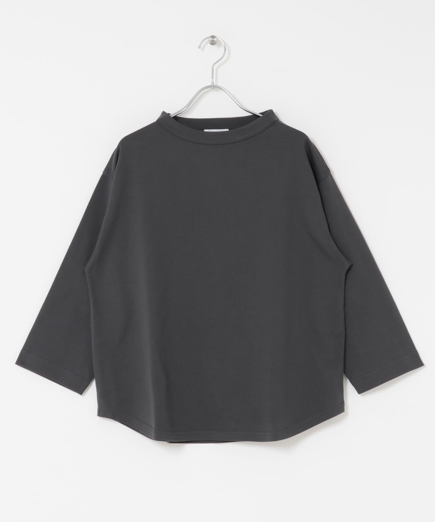 【アーバンリサーチ ドアーズ/URBAN RESEARCH DOORS】のFORK SPOON ボトルネック8分袖Tシャツ インテリア・キッズ・メンズ・レディースファッション・服の通販 founy(ファニー) ファッション Fashion レディースファッション Fashion for Women トップス・カットソー Cut & Sew Tops シャツ・ブラウス・オフィスカジュアル Elegant Blouses & Button-Ups ロングTシャツ・Tシャツ Longline T-Shirts & Tees インナー Innerwear 秋 Autumn デニム Denim, Jeans Material ベーシック Basic, Essential ボトルネック Bottle Neck, Mock Neck ラウンド Round, Round Neck ワイド Wide, Wide Fit A/W・秋冬 Autumn/Winter 冬 Winter / This Winter 夏 Summer 2025年 2025 2025-2026秋冬・A/W Autumn/Winter 2025–26 AW25–26 CHARCOAL|ID: prp329100004756085 ipo3291000000034477069