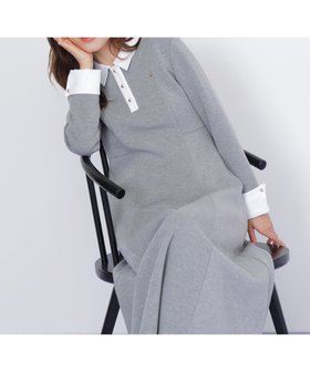 【ジルバイジルスチュアート/JILL by JILLSTUART】のポロ衿カットソーフレアワンピース 人気、トレンドファッション・服の通販 founy(ファニー) ファッション Fashion レディースファッション Fashion for Women ワンピース Dresses カフス Cuff Design ストレッチ Stretch, Stretchy Fabric スマート Smart, Elegant |ID:prp329100004756091