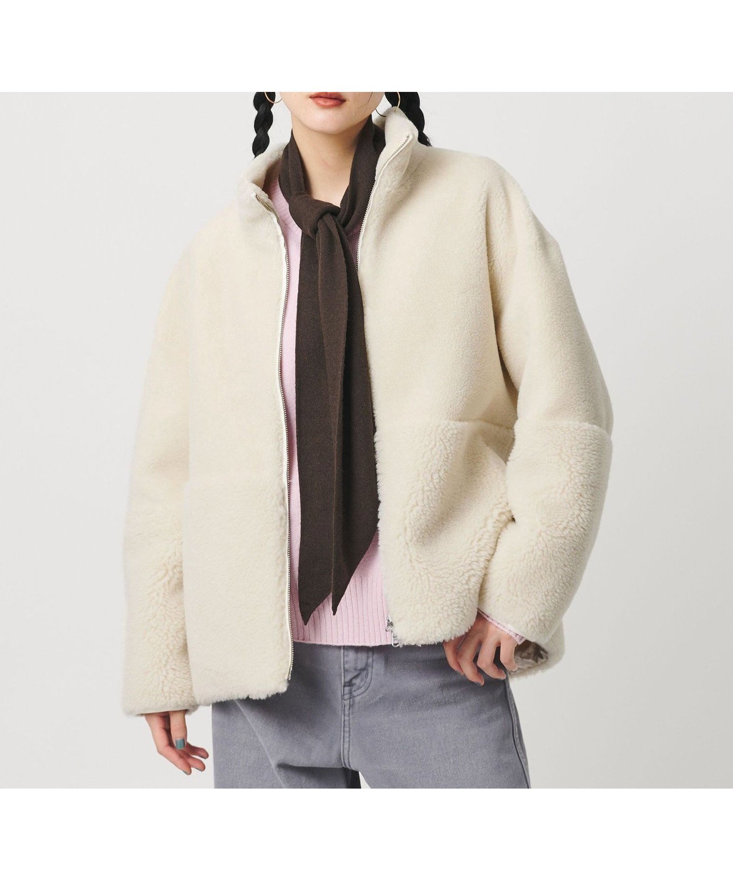 【ビューティ&ユース ユナイテッドアローズ/BEAUTY&YOUTH / UNITED ARROWS】のボア スタンドカラー ジップブルゾン 人気、トレンドファッション・服の通販 founy(ファニー) ファッション Fashion レディースファッション Fashion for Women アウター Coat / Outerwear Collection ブルゾンジャケット・スポーティアウター Blouson Jackets ジップ Zip, Zipper スタンド Stand Collar, Upright Stand デニム Denim, Jeans Material ドローコード Drawcord, Drawstring Cord 定番 Standard, Basic Item フロント Front, Front Design ブルゾン Blouson, Bomber Jacket ボトム Bottoms, Lower Wear ワイド Wide, Wide Fit おすすめ Recommended / Our Picks other-1|ID: prp329100004756118 ipo3291000000034518131