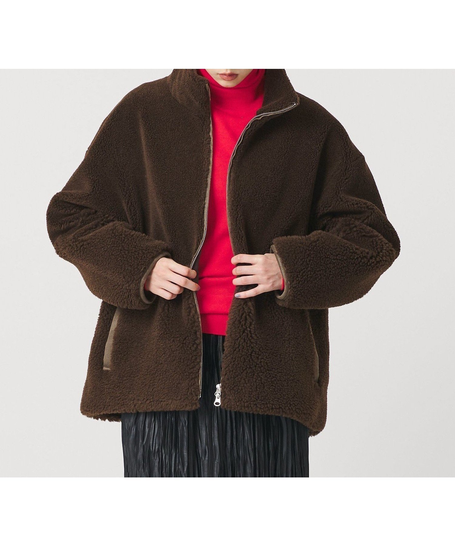 【ビューティ&ユース ユナイテッドアローズ/BEAUTY&YOUTH / UNITED ARROWS】のボア スタンドカラー ジップブルゾン インテリア・キッズ・メンズ・レディースファッション・服の通販 founy(ファニー) ファッション Fashion レディースファッション Fashion for Women アウター Coat / Outerwear Collection ブルゾンジャケット・スポーティアウター Blouson Jackets ジップ Zip, Zipper スタンド Stand Collar, Upright Stand デニム Denim, Jeans Material ドローコード Drawcord, Drawstring Cord 定番 Standard, Basic Item フロント Front, Front Design ブルゾン Blouson, Bomber Jacket ボトム Bottoms, Lower Wear ワイド Wide, Wide Fit おすすめ Recommended / Our Picks DK.BROWN|ID: prp329100004756118 ipo3291000000034518133