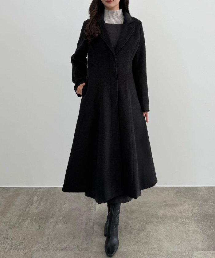 【ジュノア/JUNOAH】のCENEA ウエストシェイプシングルチェスターコート インテリア・キッズ・メンズ・レディースファッション・服の通販 founy(ファニー) https://founy.com/ ファッション Fashion レディースファッション Fashion for Women アウター Coat / Outerwear Collection コート・ロングコート・ピーコート Long Coats, Peacoats & More チェスターコート・ロング丈アウター Chester Coats / Chesterfield Long Coats |ID: prp329100004756150 ipo3291000000034453679